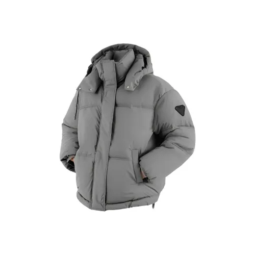 A02 Серый Унисекс Пуховики