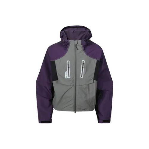 GUUKA TECH Тренчкот Мужской Фиолетовый