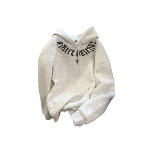 LH HOMME Белый Серый Унисекс Свитшоты