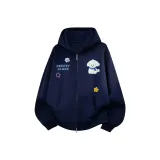 Темно-синий, синий, тонкий [премиум]