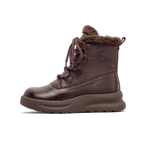 JIEZHOU Короткие сноубутсы 5CM Женские