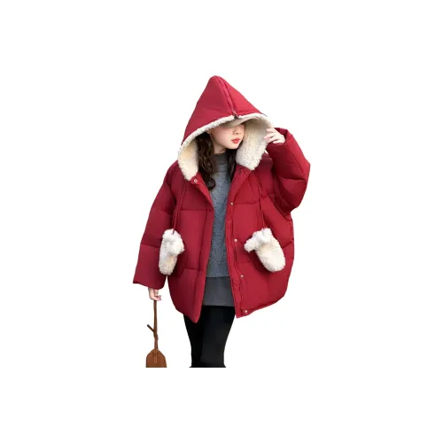 T.MOO Красный Школьный возраст Утеплённые куртки