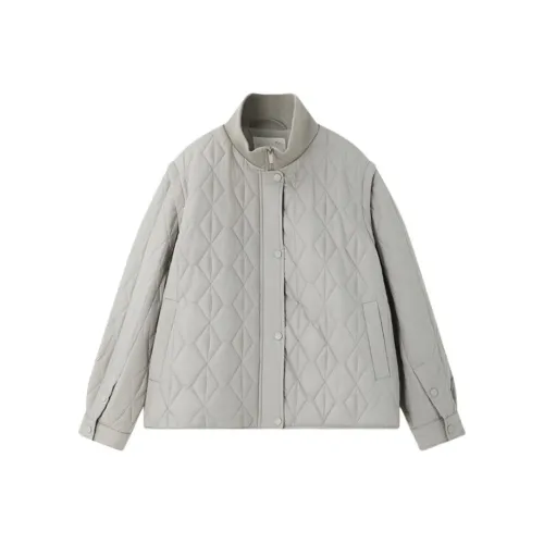 IHIMI Тундровый Серый Зеленый Женский Пуховик