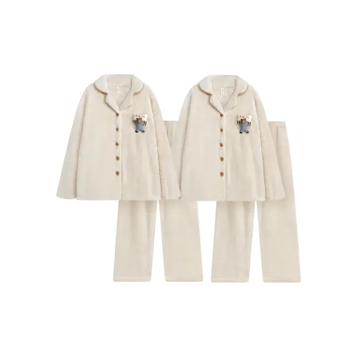 YIROUQING Пара Пижама Унисекс Комплекты Одежды из 2 предметов