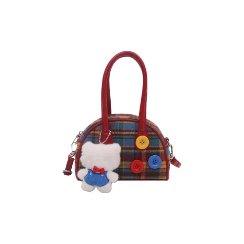 Juju Jimmy Шерстяная сумка маленькая женская красная