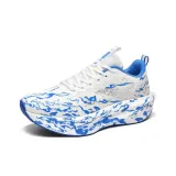 Белый, синий, шнуровка