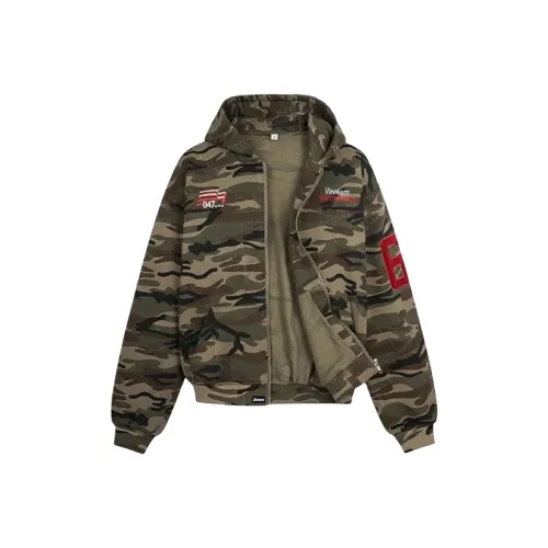 ZOTRANS Камуфляж Унисекс Пуховики