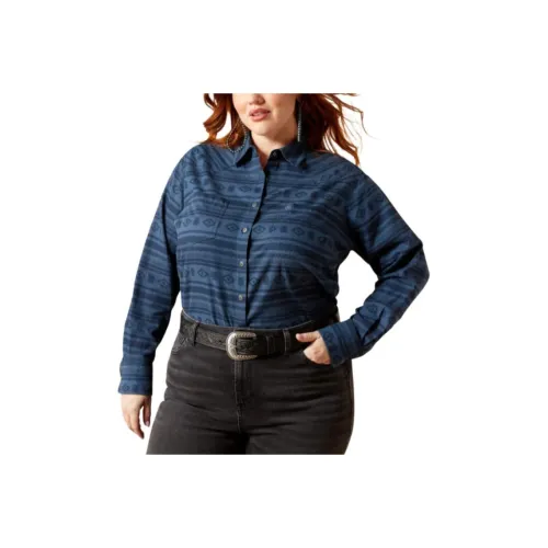 ARIAT Темно-синие женские рубашки
