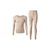 Мужской флисовый хаки [10A антибактериальный камелия масла, светлый, теплый 10℃~20℃]