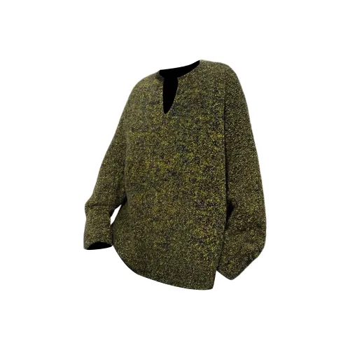A02 Green Unisex Knitwear