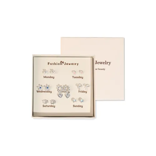 AOSITANTING Серьги-гвоздики из сплава женские