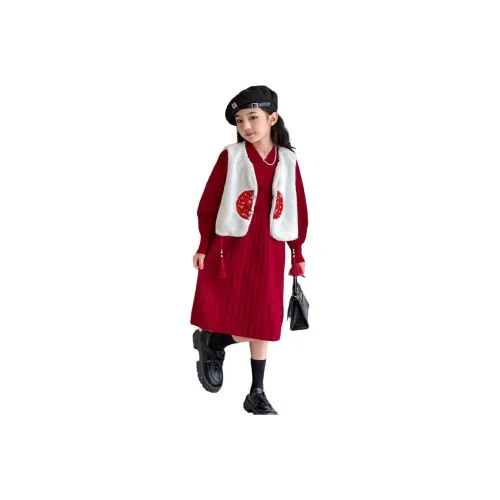 ЮЙЧЖАОЛИНЬ Красный школьный возраст свитера