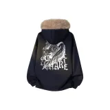 Темно-синий, синий, коричневый, мех