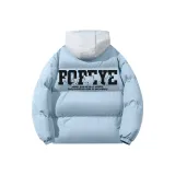 Далекий Небесный Синий с Серым Капюшоном