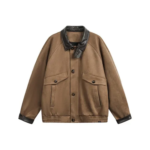 ZUOFEILI Коричневый Мужские Куртки