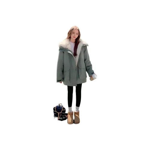 ONENINE34PM Бархатовое пальто с женским дизайном