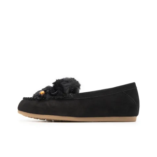 FED Лоферы с резиновым подошвой Женские Черные