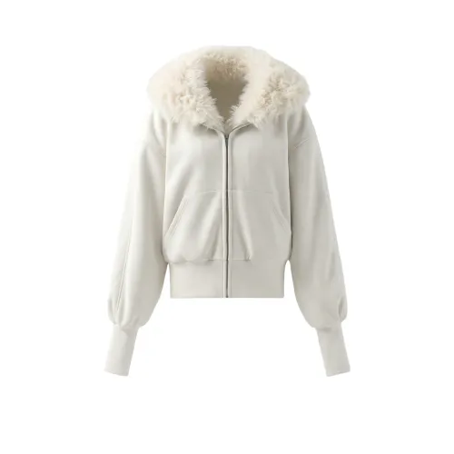 FLIM Белый Пальто Женские Пуховики