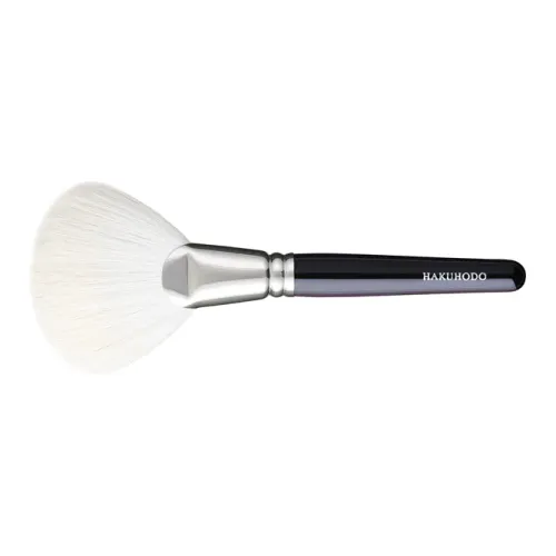 Hakuhodo F1110 Веерообразная кисть для пудры портативная смешанная