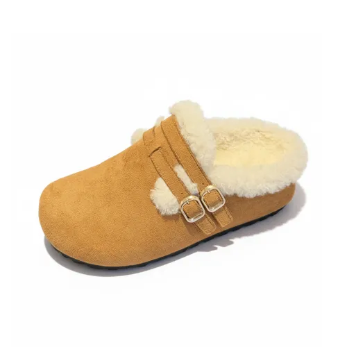 KAISER ПВХ Поливинилхлорид Флоковый Устойчивый к истиранию Закрытый носок Мюли Женские