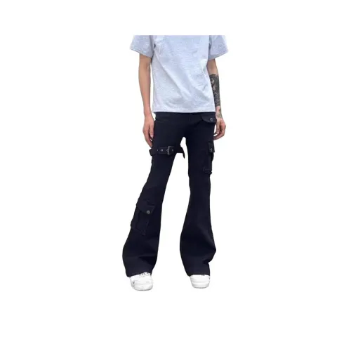 NVRFRGT Черные Унисекс Джинсы