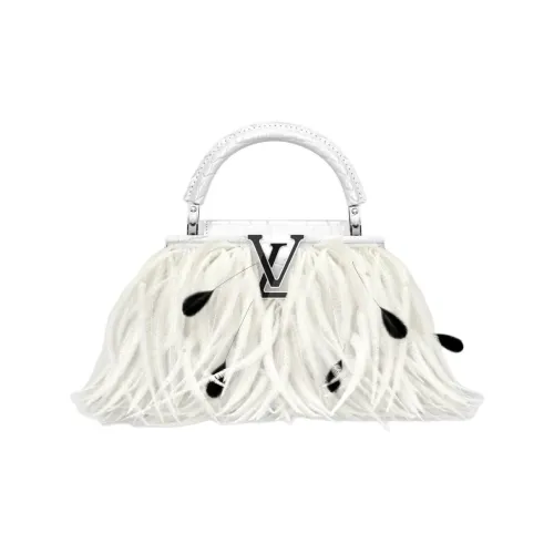 LOUIS VUITTON Capucines Внешняя сторона Аксессуары Сумка Женская Белая