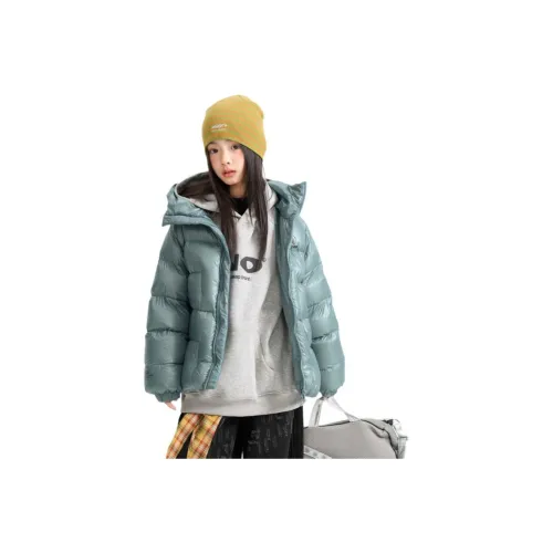 ZUANHOU Soft Matte Blue Unisex Down Jackets