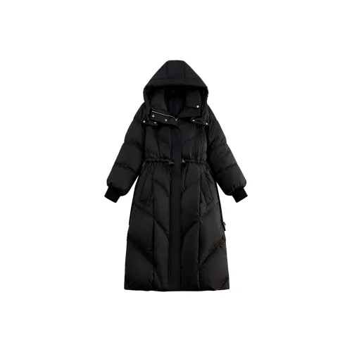 XGXR Черный Женские пуховики