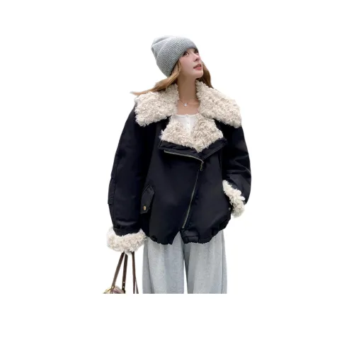 LAOYECHE Бархатовое пальто с женским дизайном