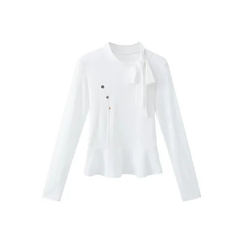 XIMENG Белые Женские T-рубашки