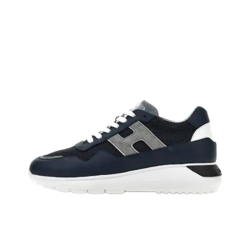 HOGAN Interactive³ Low Топ Спортивная Повседневная Обувь Мужская Синяя Серый Белая