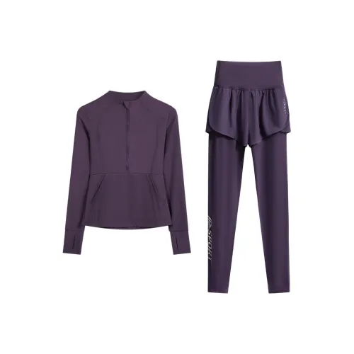 BAISIRONG Фитнес Комплект YOGA TRAINING Костюм Женские Пилатес Комплект из Двух Предметов