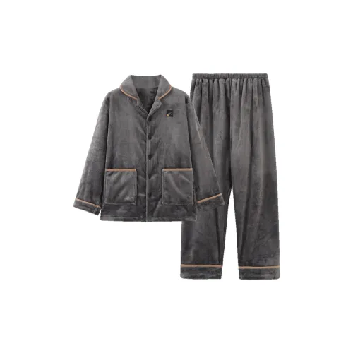 MADALLO Серый Мужской Пижамный Комплект