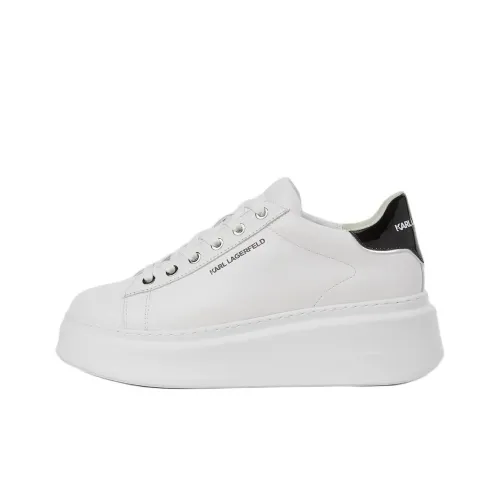 Karl Lagerfeld Низкий Топ Повседневная Обувь Женская Белая