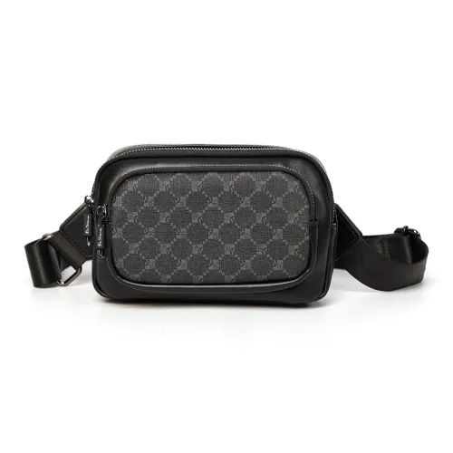 BEN SHERMAN ПУ (полиуретан) Сумка через плечо Стандартная Мужская с принтом