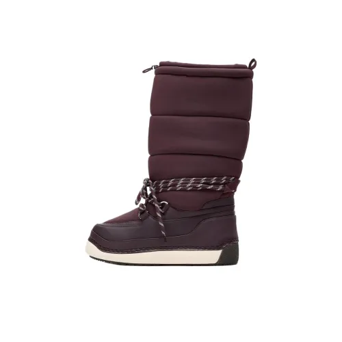 ZARA Skating Collection Термостойкие Сноубутсы Женские Темно-Красный Цвет