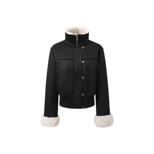 Icicofficial Высокое Качество Черный Женский Мех