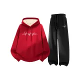 Red (B Handwritten Life) + Black (B Handwritten Life Pants Logo)  
Красный (B Handwritten Life) + Черный (B Handwritten Life Логотип на штанах)