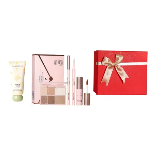 Novo Girl's Secret Красота Коробка Кисть для подводки глаз LIP Грязь Тень для век Новичок Все в одном Косметичка