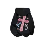 Чёрный, с флисовой подкладкой, стиль позиционирования