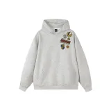 Бело-серый вереск (флисовая подкладка)