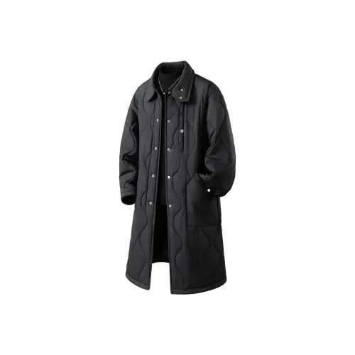 CTIDESTRAW Черное Унисекс Пальто