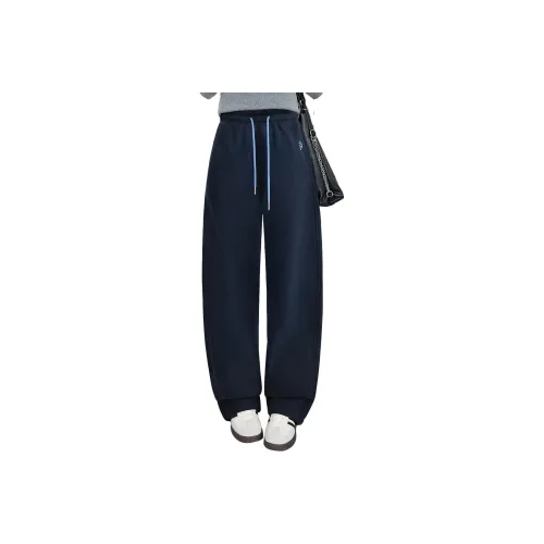 SIBAISHE Темно-синие женские повседневные штаны