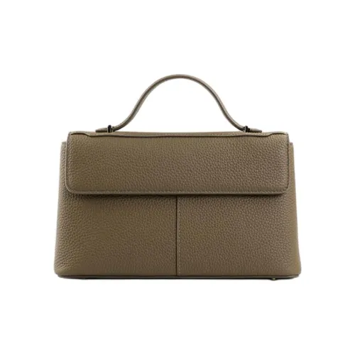 CAMPO MARZIO Коровья кожа Курьерская сумка 19 Женская Слоновой серый