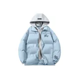 Далекий Небесный Синий с Серым Капюшоном