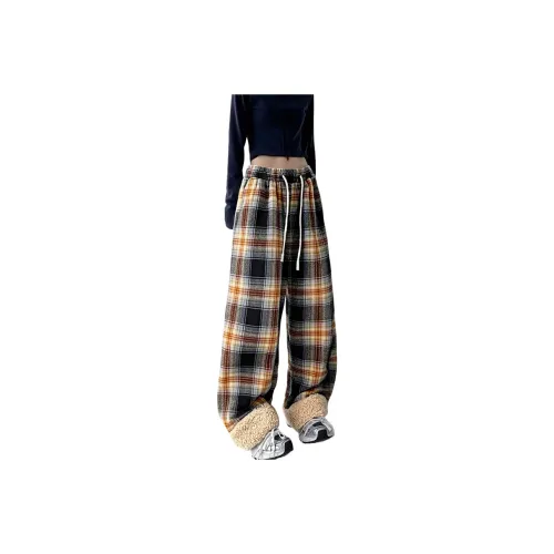 JIARONG Black Unisex Casual Pants JIARONG Черные Унисекс Повседневные Штаны