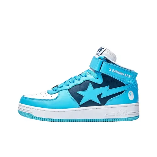 A BATHING APE STA MI MID Топ Стильный Скейтбординг Мужской Небесно-Синий