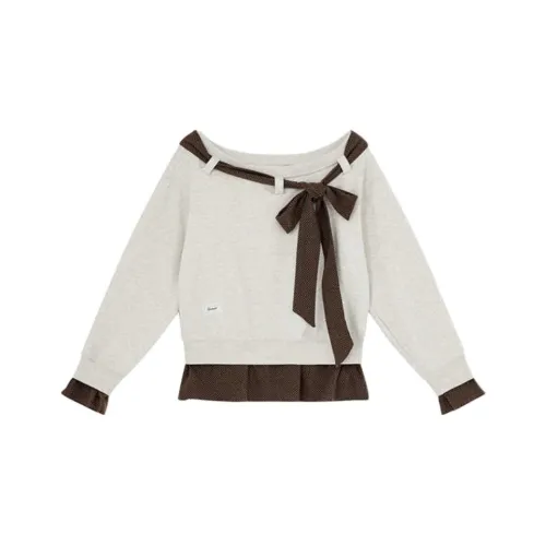 AHDO Светло-серый Женский Свитшот