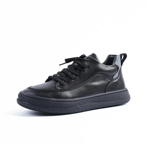 MOXU Платформа Круглый носок Повседневные кожаные туфли Мужские