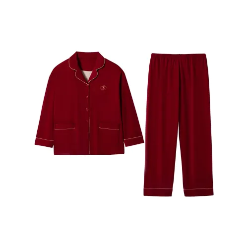 MADALLO Мужские пижамные комплекты бордового цвета